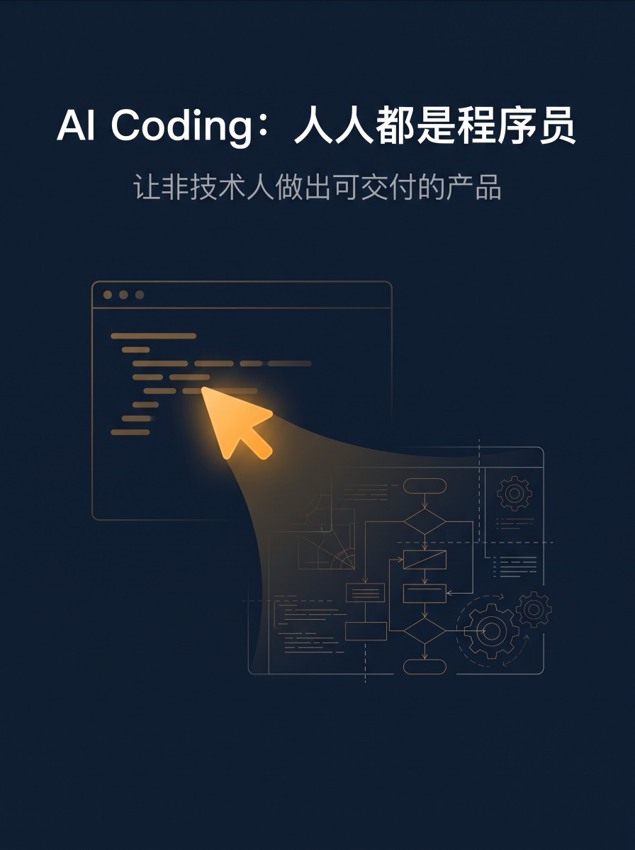 《AI Coding：人人都是程序员》封面